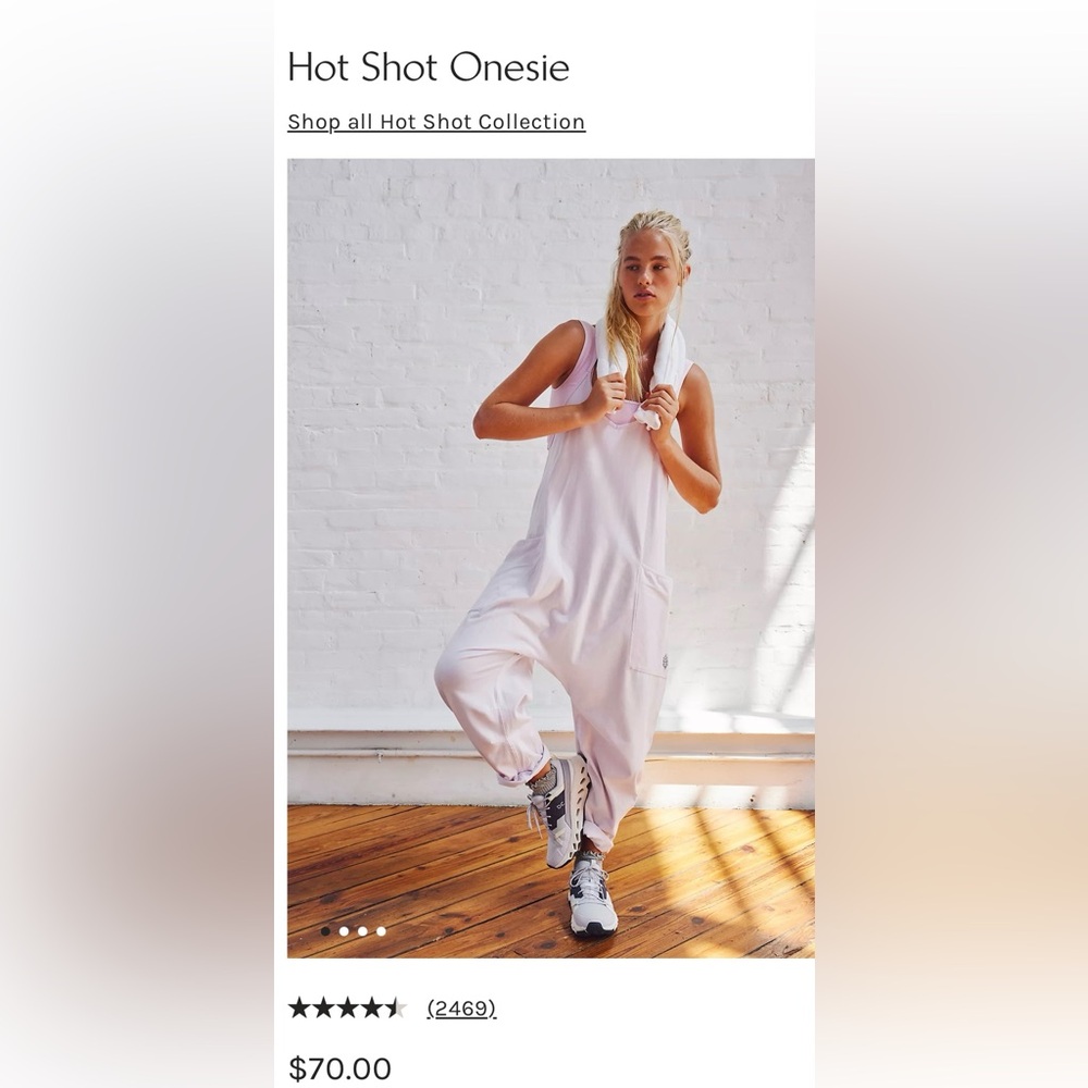 Free People Hot Shot Onesie